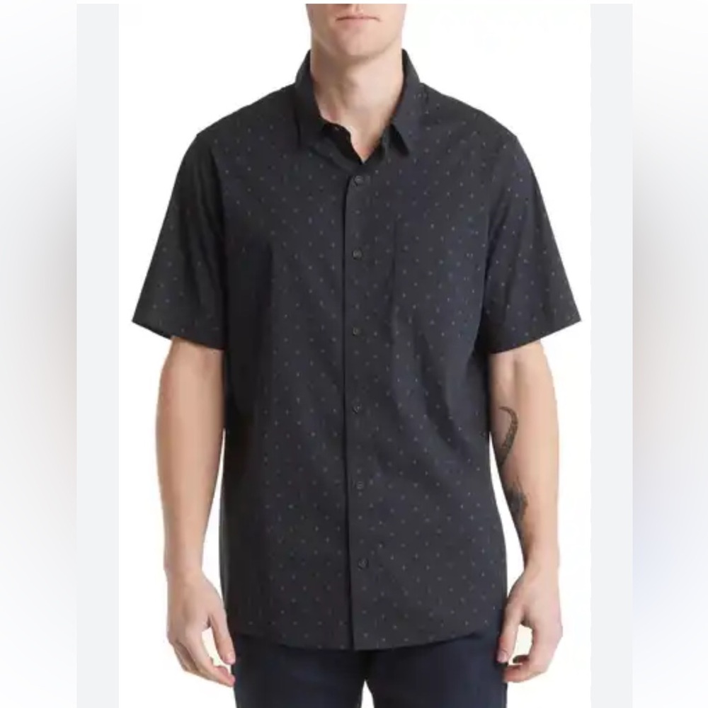 Travis Mathew Black Casual Button Down Shirt